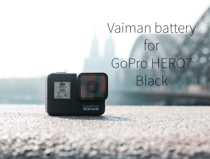 GoPro用予備バッテリー『Vaiman』のバッテリーチャージャーセットの 