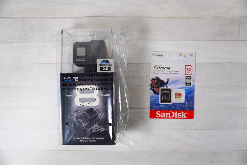 GoPro HERO8 BlackとSDカードメモリ