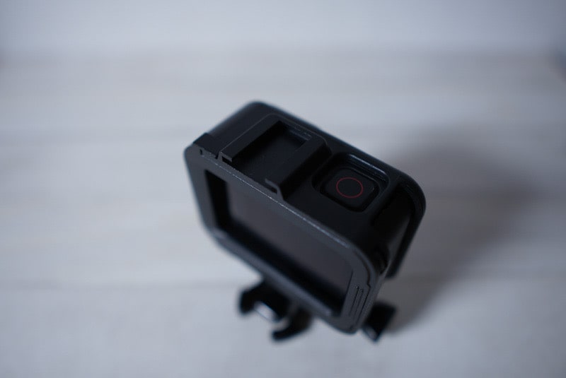 GoPro HERO8 Blackのフレームケースの上部