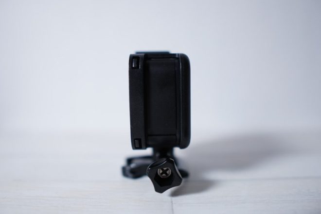 GoPro HERO8 Blackのフレームケースの給電口