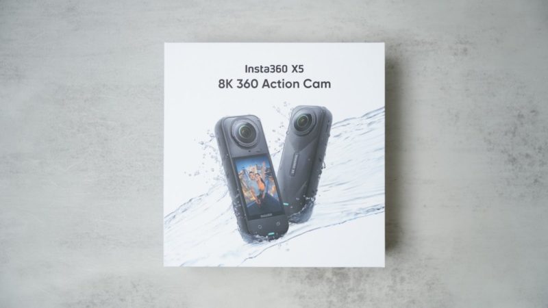 Insta360 X5のパッケージ