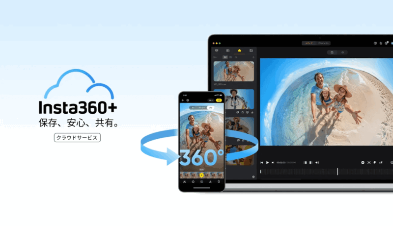 Insta360+のクラウドサービス