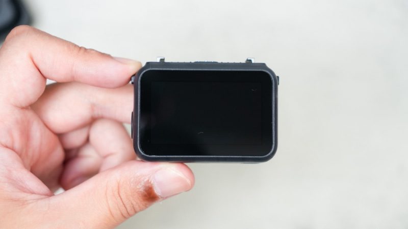 DJI Osmo Nanoの多機能ビジョンドックのディスプレイ