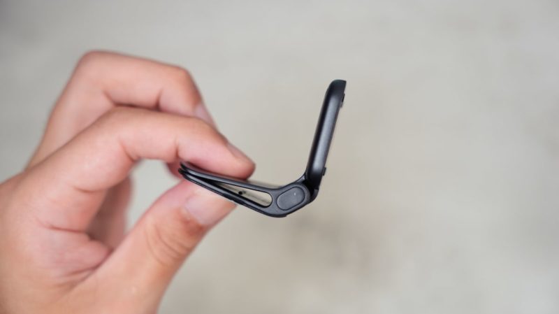 マグネット式簡易クリップの側面