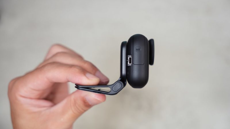 マグネット式簡易クリップとGO Ultraカメラ単体の取り付け