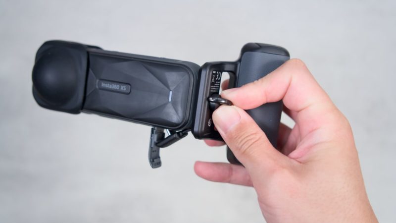 X5に撮影クリップの取り付け